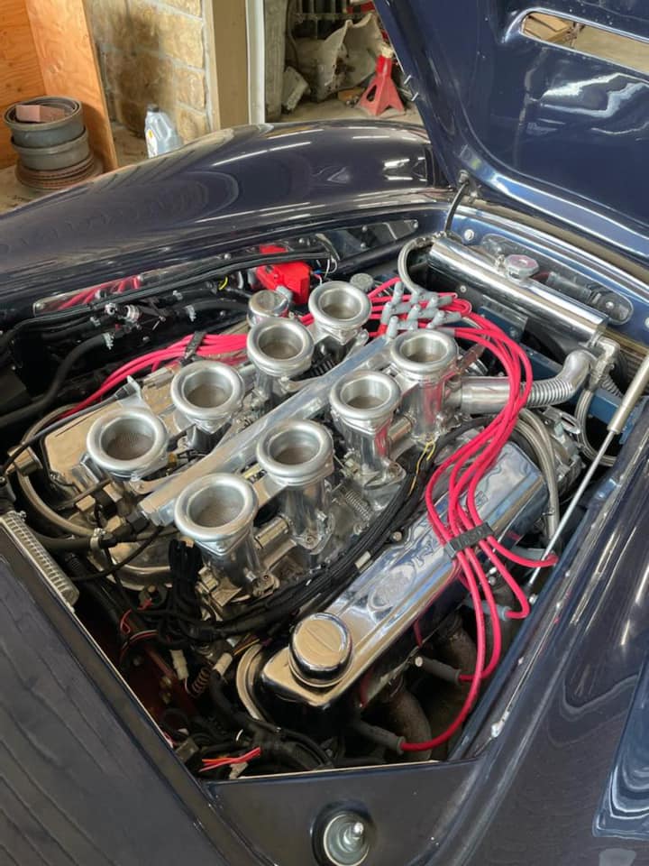 Ford 351 Windsor 8-Stack Intake Manifold, Complete EFI Kit