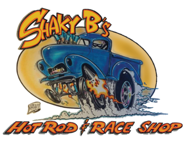 Shaky-B's Hot Rod's and Race Shop logo