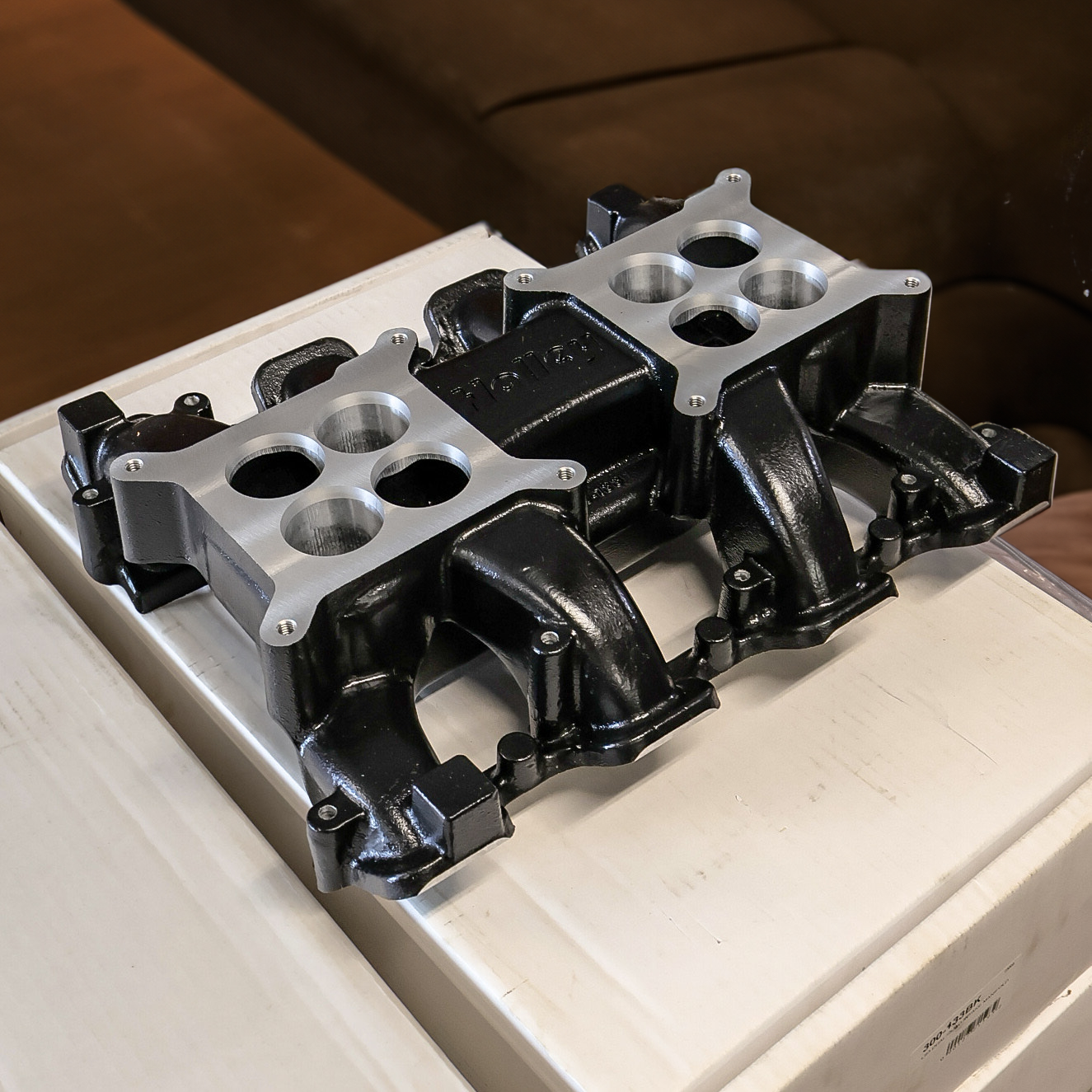 Holley LS1 LS2 Dual - Quad Intake Manifold (300-120BK) – Shaky-B's Hot ...